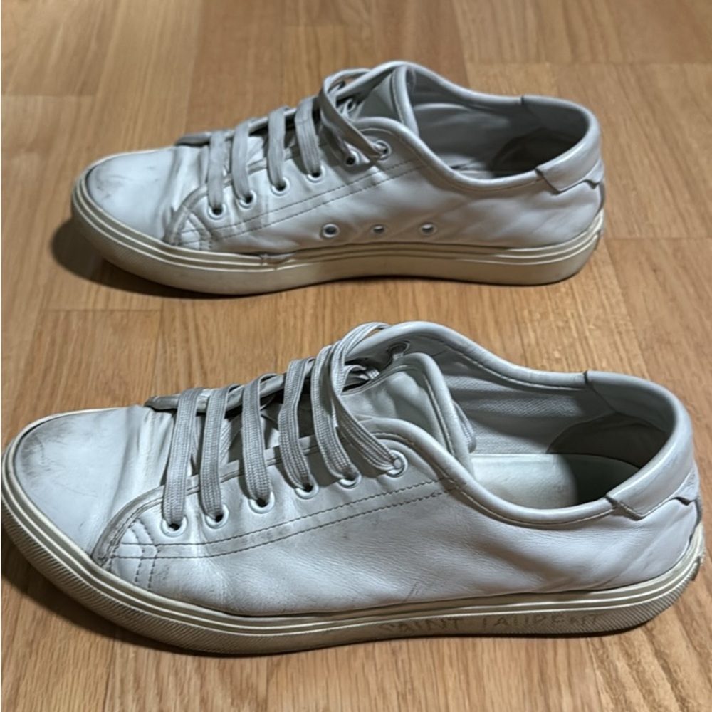 Saint Laurent Size 39 White Malibu Sneaker